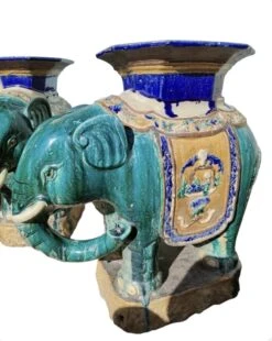 Paire D'éléphants Porte Plante Biên Hoa Début XXème 16 Paire D'éléphants Porte Plante Biên Hoa Début XXème -Jardin Fournitures Boutique df034aec 0374 45dc a691 ed38ee27578f