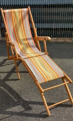 Chaise Longue, Chilienne Vintage Ton Orangé -Jardin Fournitures Boutique e07d4d84 8319 4970 a251 64b073236238