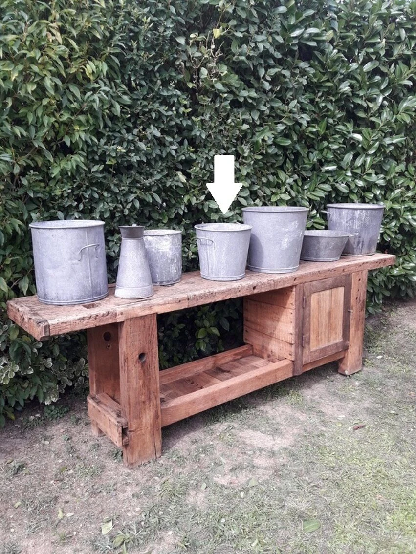 Lessiveuse H30cm En Zinc Jardin 16 Lessiveuse H30cm En Zinc Jardin – Image 14