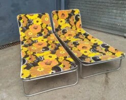 Paire De Transats Bain De Soleil Vintage -Jardin Fournitures Boutique e162ed26 8f3c 4f31 a34b 9435a3529345