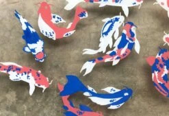 Salon De Jardin Carpes Koï Peintes à La Main -Jardin Fournitures Boutique e5104757 d568 4000 8bfe 91fb64548e14