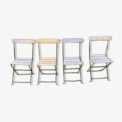 Ensemble De 4 Chaises De Jardin Pliantes