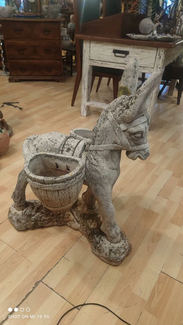 Âne Porte Plantes En Poussière De Marbre Reconstitué De La Maison Italgarden 9 Âne Porte Plantes En Poussière De Marbre Reconstitué De La Maison Italgarden – Image 7