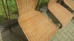 Ensemble De 4 Chaises De Jardin En Rotin Et Fer Par Frederick Weinberg, États-Unis Années 1950 31 Ensemble De 4 Chaises De Jardin En Rotin Et Fer Par Frederick Weinberg, États-Unis Années 1950 -Jardin Fournitures Boutique e634595d 2d80 45e3 8529 9f5ff5cbefe3