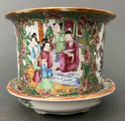 Cache-pot Et Sa Soucoupe Canton Porcelaine XIXe -Jardin Fournitures Boutique e7e0d5ba 1d25 4da9 9412 762b9e26fad9