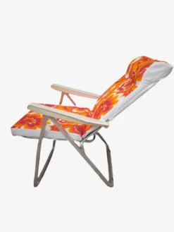 Fauteuil Pliant Orange A Fleur Année 70 -Jardin Fournitures Boutique e966ae29 9afc 440e 942d 077c3df93930