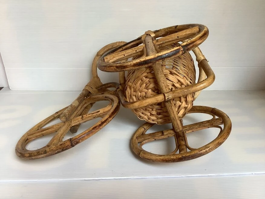 Cache Pot Vélo Bambou Osier Rotin 11 Cache Pot Vélo Bambou Osier Rotin – Image 9