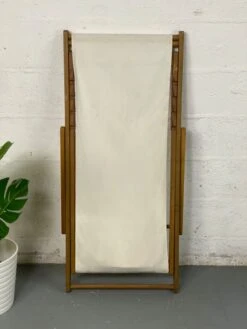 Transat Tissus Blanc Avec Structure En Bois -Jardin Fournitures Boutique eb1c50a2 4936 4275 b7e1 d03168e9cee0