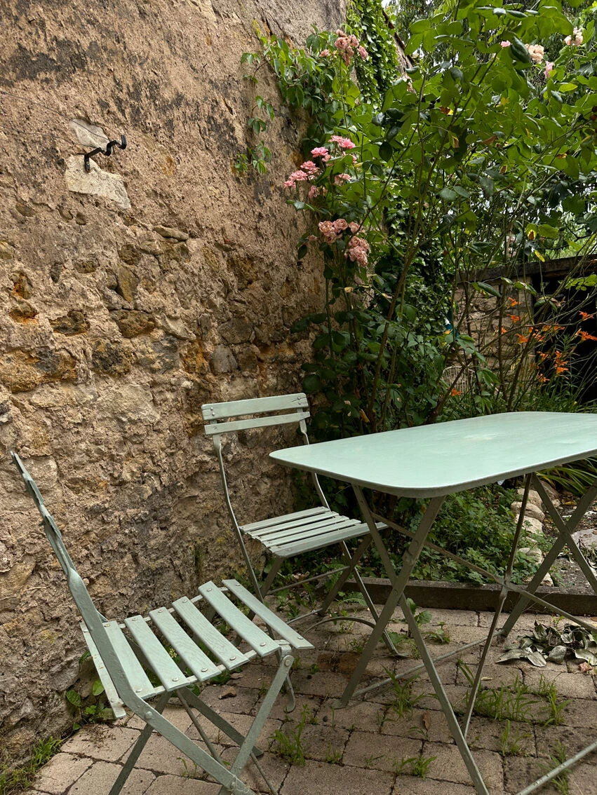 Salon De Jardin En Métal Vert Amande 9 Salon De Jardin En Métal Vert Amande – Image 7