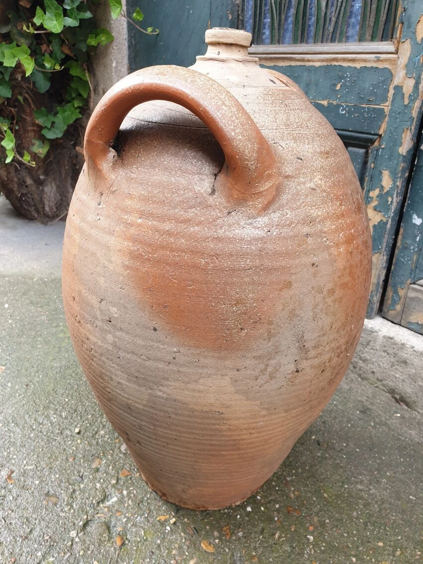 Grande Jarre Ancienne Haut 55 Cm Terre Cuite 6 Grande Jarre Ancienne Haut 55 Cm Terre Cuite – Image 4