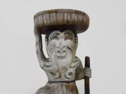 Sellette, Porte Plante, Sculpture Chinoise En Bois Sculpté Polychrome. Début XXème -Jardin Fournitures Boutique ec9cce17 49bd 4beb ab6e 3c469fe6d1c0