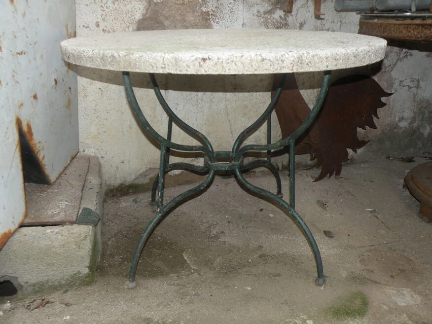 Table Ronde D'extérieur, Jardin Année 1950 8 Table Ronde D'extérieur, Jardin Année 1950 – Image 6