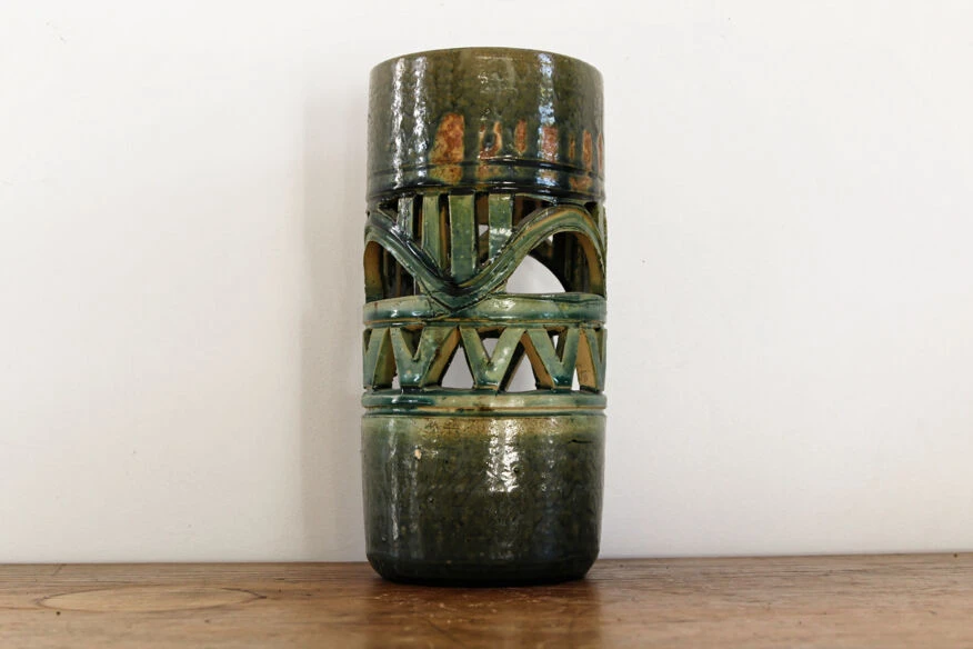 Photophore En Terre Cuite Vernissée 6 Photophore En Terre Cuite Vernissée – Image 4