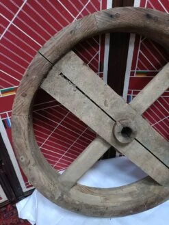 Roue En Bois Ancienne, Poulie Industrielle En Bois -Jardin Fournitures Boutique ef703c38 9361 41b5 9fad 269217d0f213