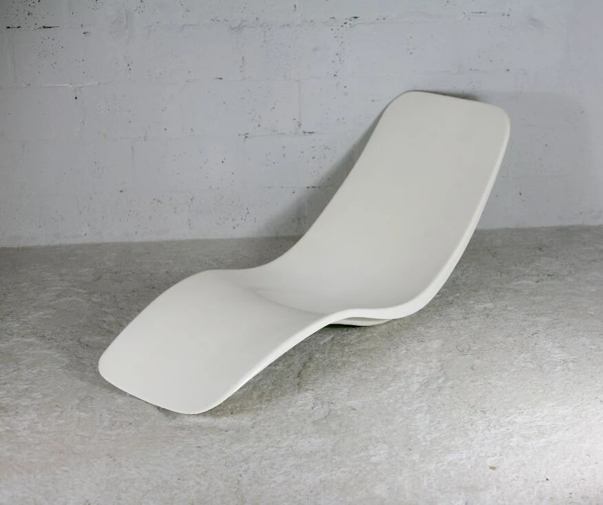 Chaise Longue En Fibre De Verre, Charles Zublena, Circa 1965 11 Chaise Longue En Fibre De Verre, Charles Zublena, Circa 1965 – Image 9