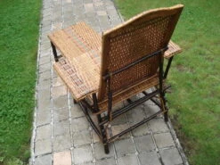 Chaise Longue En Rotin Et Osier Vintage 1920 -Jardin Fournitures Boutique f4a01144 eb3a 4e0f b13e af16ec91692b