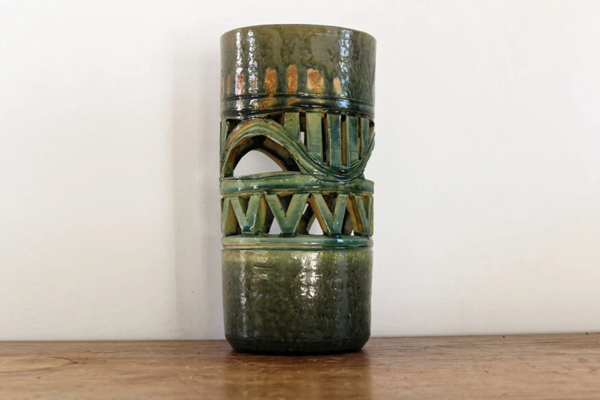 Photophore En Terre Cuite Vernissée 10 Photophore En Terre Cuite Vernissée – Image 8