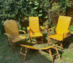Chaises Longues Rotin Tressé & Repose Pied Et Fauteuil -Jardin Fournitures Boutique f5a849a5 a6c3 4fb5 a674 599e15cdba26