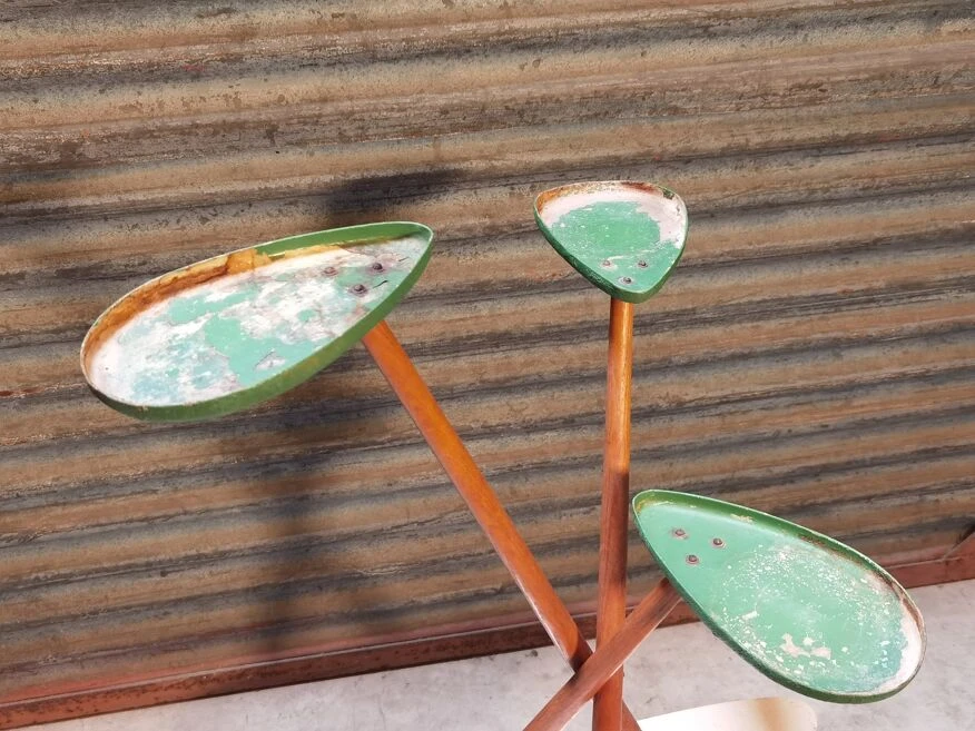 Porte Plante En Bois Formica Et Fibre De Verre Origine Tchécoslovaque 1950/1960 13 Porte Plante En Bois Formica Et Fibre De Verre Origine Tchécoslovaque 1950/1960 – Image 11