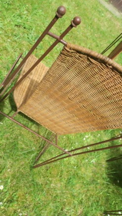 Ensemble De 4 Chaises De Jardin En Rotin Et Fer Par Frederick Weinberg, États-Unis Années 1950 39 Ensemble De 4 Chaises De Jardin En Rotin Et Fer Par Frederick Weinberg, États-Unis Années 1950 -Jardin Fournitures Boutique f6ce42ff 2e7d 49a1 b7be 5a2bb83e7e77