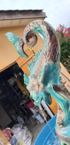 Fontaine Faience De Vallauris «Dauphin» -Jardin Fournitures Boutique f6f38b32 5518 41cc 925f ac5978f3ee71