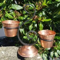 Porte Plante Duo En Cuivre Et Métal Goardere -Jardin Fournitures Boutique f92e20d1 9688 4534 a69b 534bb71bc9f2