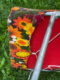 Transat Bain De Soleil à Fleurs Vintage 70s -Jardin Fournitures Boutique f95966bf 47cc 4e22 b908 9d544167225e