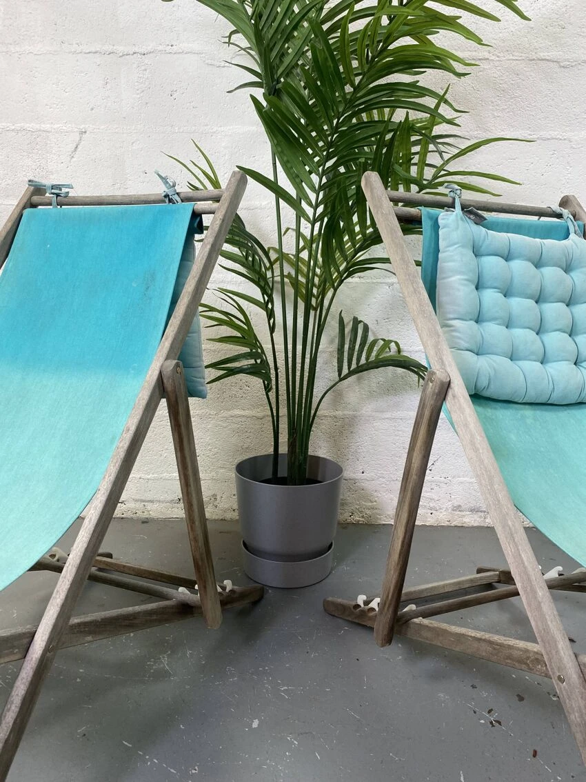 Lot De 2 Chaises Longues Bleues 17 Lot De 2 Chaises Longues Bleues – Image 15