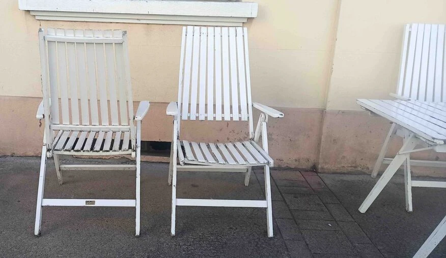 Ensemble De Jardin R. Gleizes 1 Table Et 4 Fauteuils Pliables Années 70 13 Ensemble De Jardin R. Gleizes 1 Table Et 4 Fauteuils Pliables Années 70 – Image 11