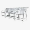 Ensemble De 4 Fauteuils De Jardin Hugonet En Plastique Blanc - Made In France Design 1970 -Jardin Fournitures Boutique fd44a18d 617d 4879 8e0f 23d2504f27a1