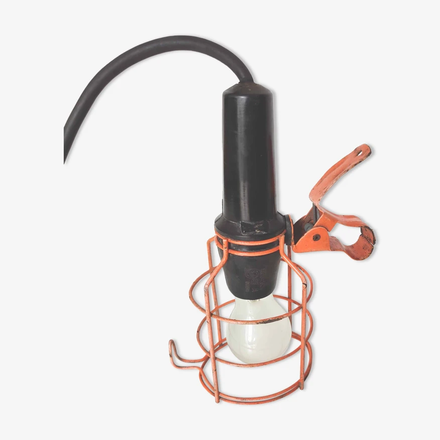 Lampe Baladeuse D’atelier Industrielle Métal Orange Atrow 3 Lampe Baladeuse D’atelier Industrielle Métal Orange Atrow