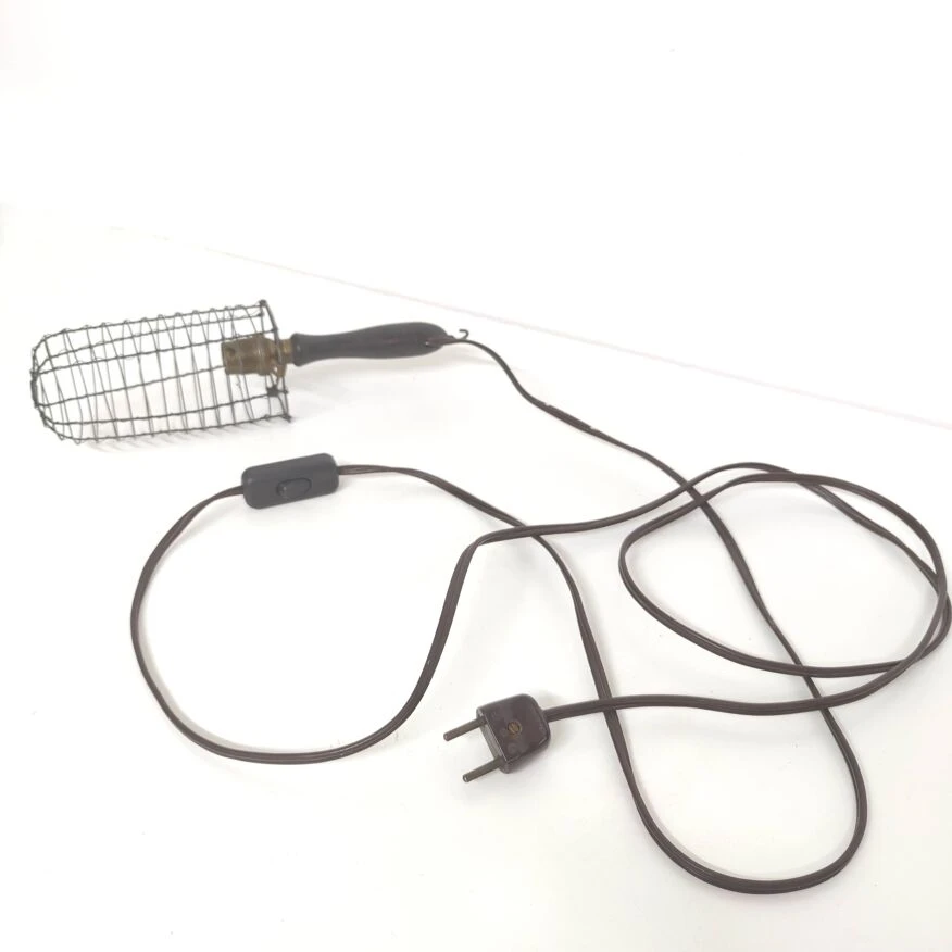 Baladeuse Atelier Industrielle Années 30 Bois Noirci Et Cage Métal 7 Baladeuse Atelier Industrielle Années 30 Bois Noirci Et Cage Métal – Image 5