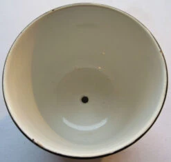 Cache-pot XIXème Porcelaine De Paris Peint D'Hibiscus Sur Fond Rouge -Jardin Fournitures Boutique ffa769ae 25b0 46cd 83a4 82cf5104b250