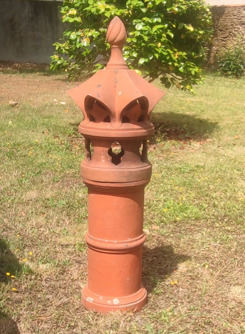 Ancienne Lanterne De Jardin /mitre En Terre Cuite 8 Ancienne Lanterne De Jardin /mitre En Terre Cuite – Image 6